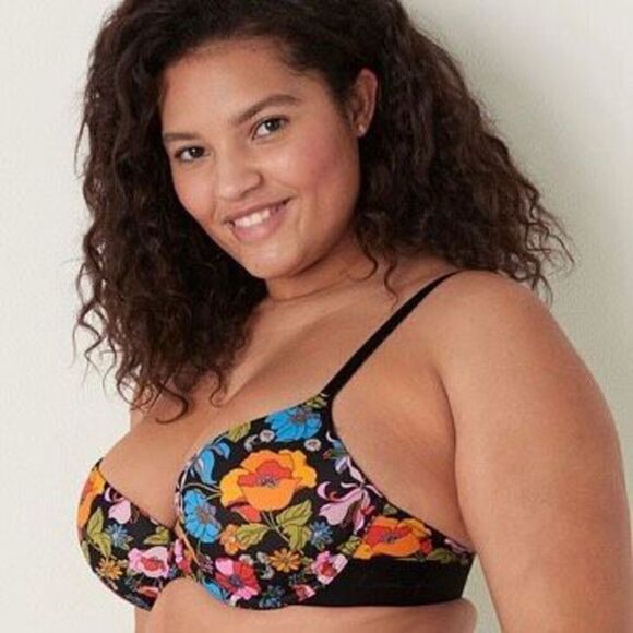 Victoria’s Secret PINK Wear Everywhere Smooth Push Up T-Shirt Bra size 34A - Picture 1 of 5